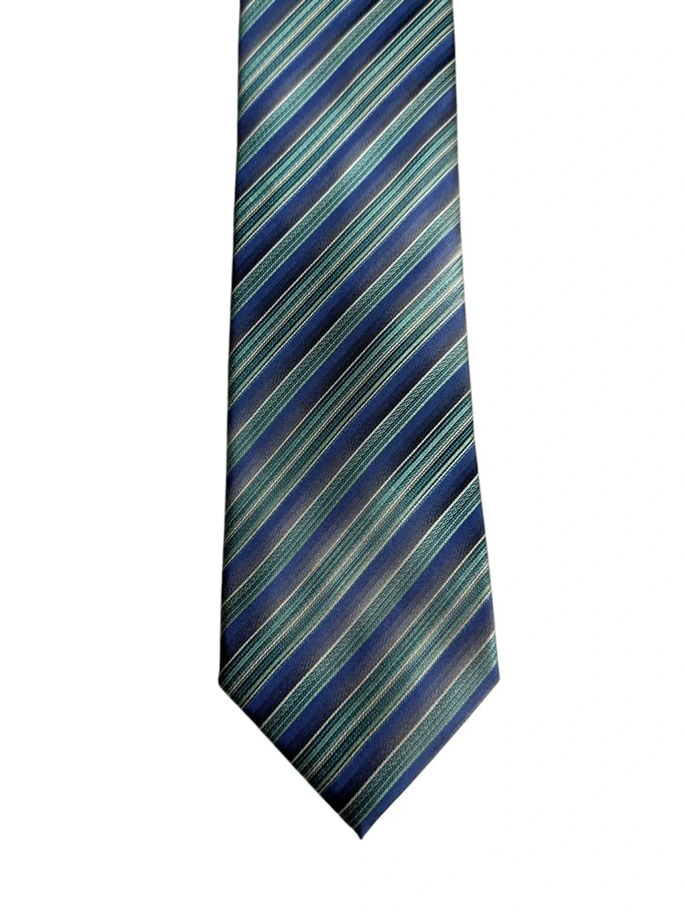 Van Heusen Silk Tie Handmade Quiet Luxury Career Professional Wedding Formal